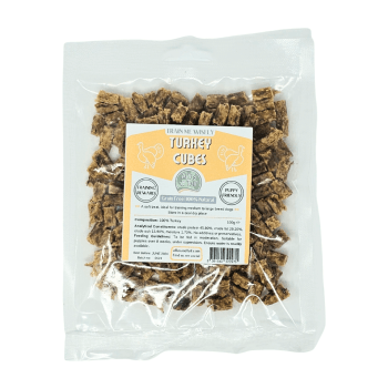 Turkey Cubes - Bitesize Treats 100g